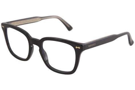 fullrim gucci glasses mens|Gucci Men's Eyeglasses GG0184O 001 Black Full Rim Optical .